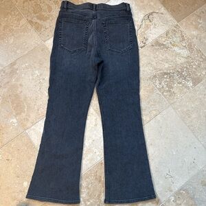 Reformation Dark Gray Flare Jeans